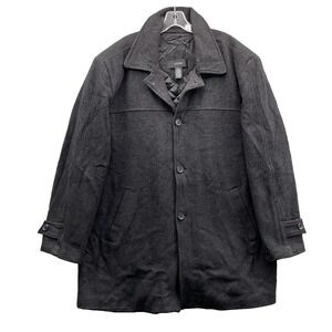 Cezani Wool Blend Coat Womens Large Outdoor Academia Classic Preppy Corpcore 90s